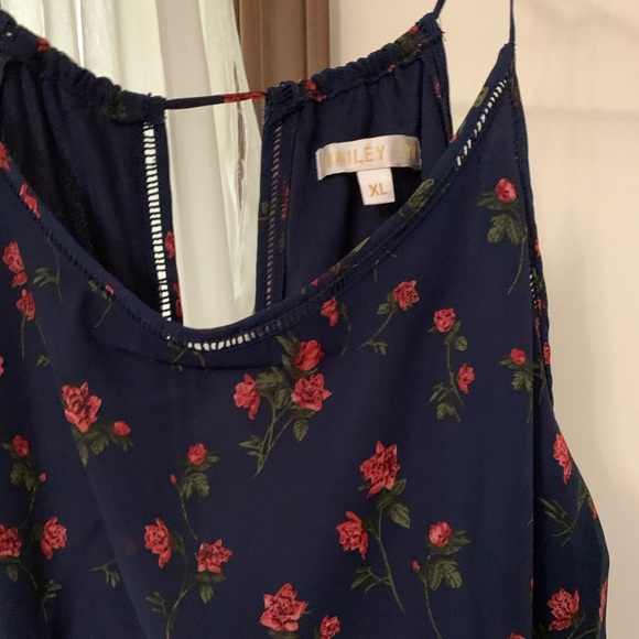 Navy blue maxi dress - Picture 2 of 3